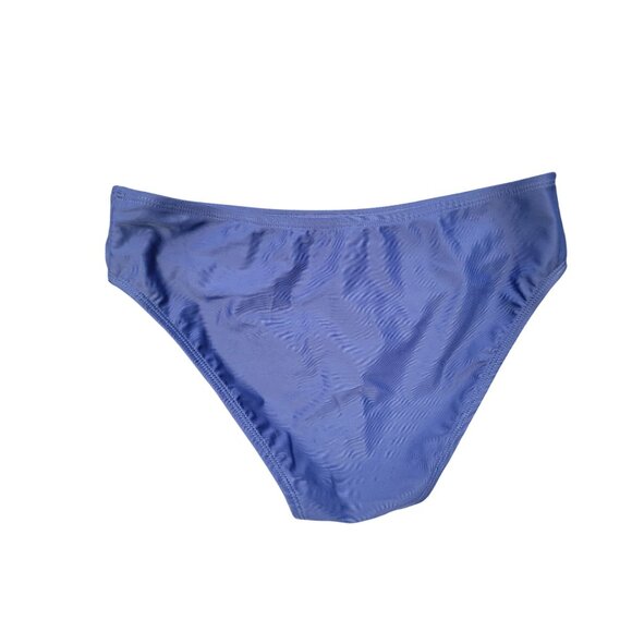 Two-Piece Halter Tankini Set In Blue Nylon & Spandex Blend - Picture 5 of 8